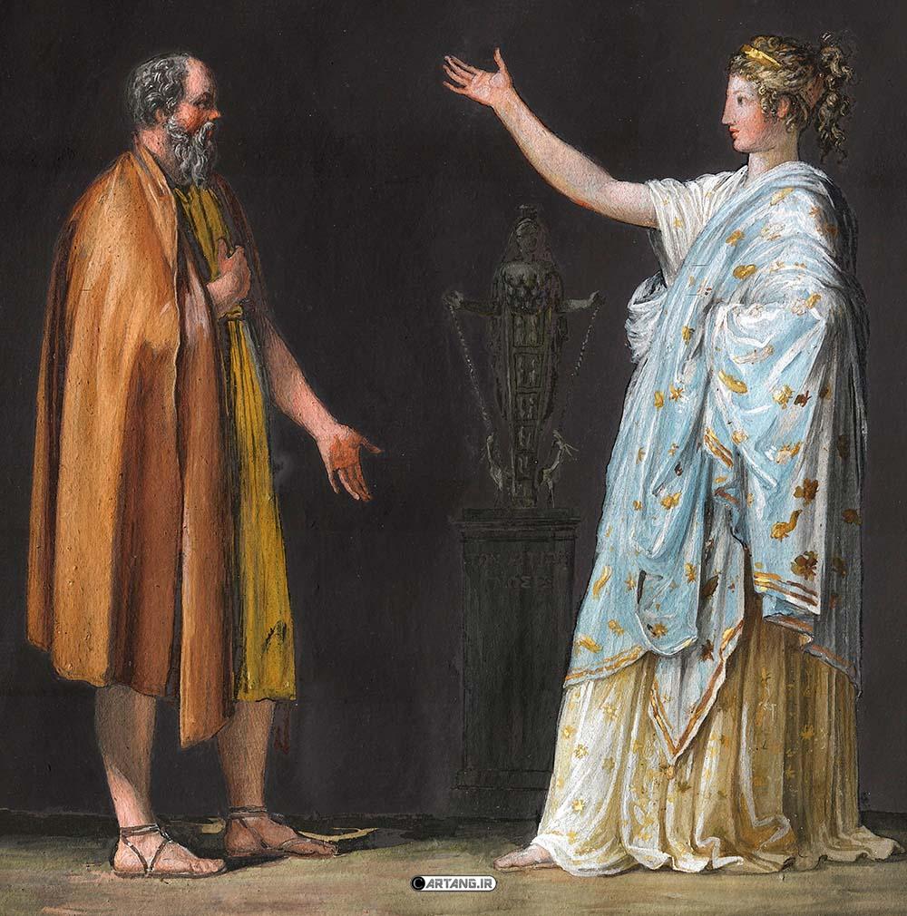 مرگ سقراط با نوشیدن جام شوکران 3 مرگ سقراط با نوشیدن جام شوکران