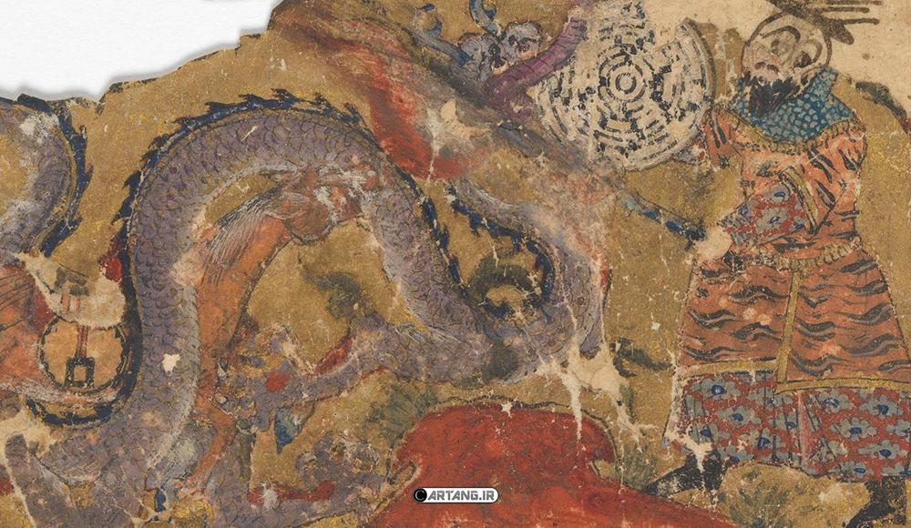 کشتن اژدها به دست رستم