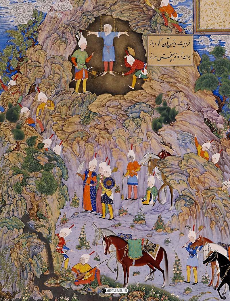 داستان ضحاک و کاوه آهنگر و فریدون در شاهنامه