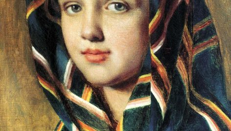 دختر روسری به سر اثر الکسی ونتسیانف