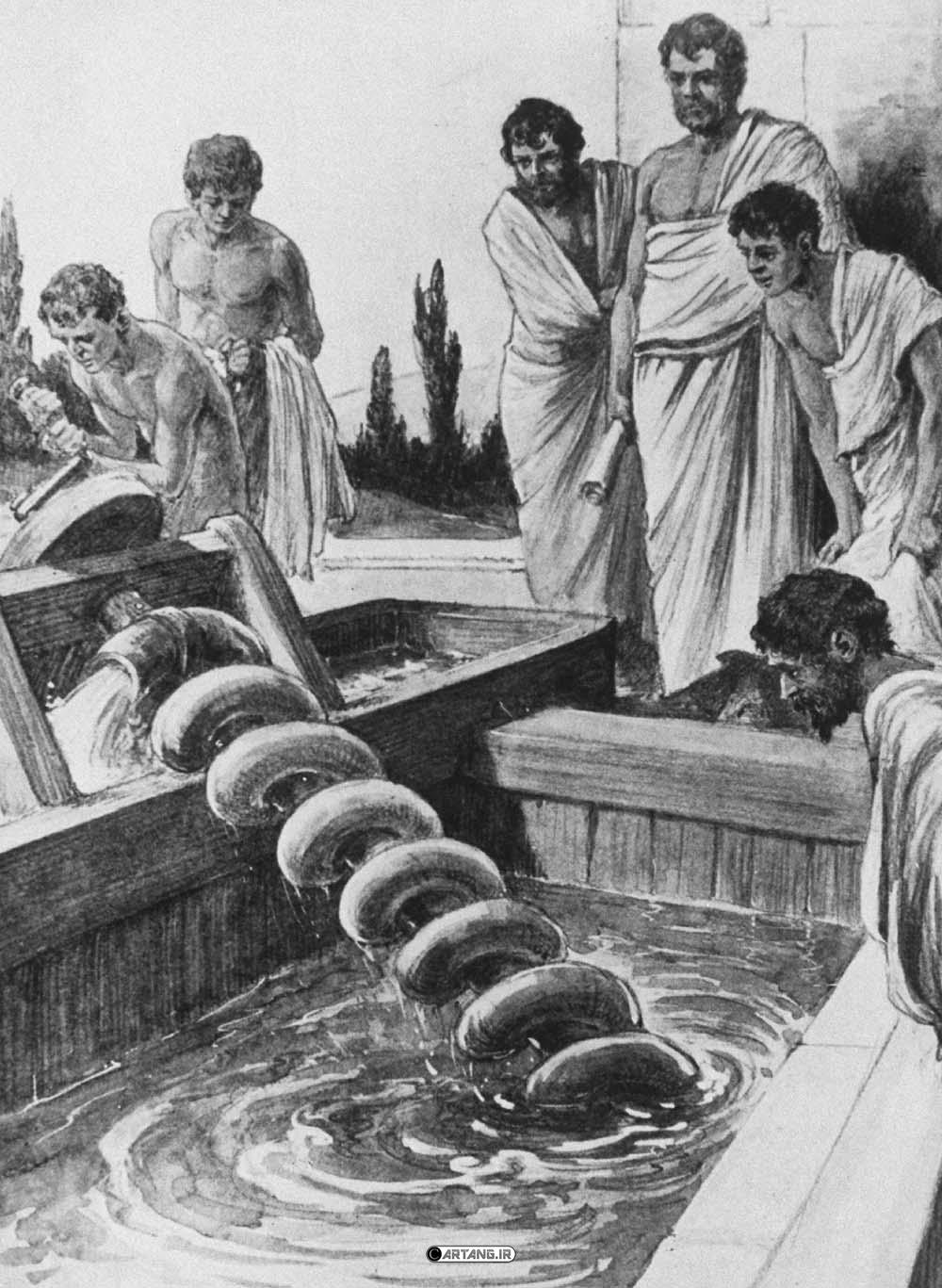 مرگ ارشمیدس دانشمند یونانی 15 ارشمیدس دانشمند یونانی