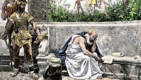 مرگ ارشمیدس دانشمند یونانی