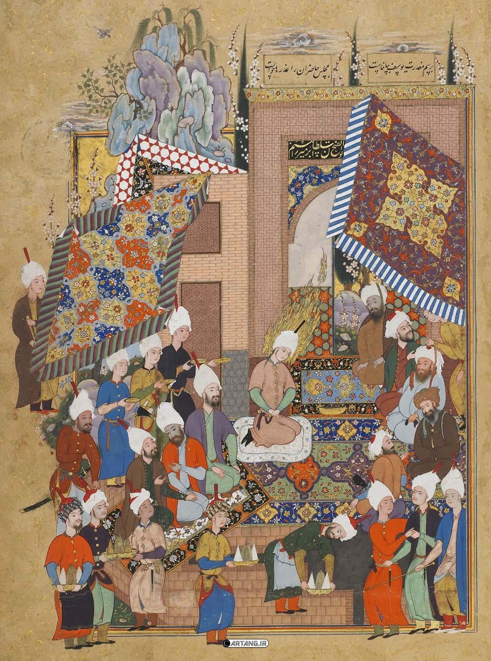 نگاره یوسف و زلیخا از بوستان سعدی 9 نگاره یوسف و زلیخا از بوستان سعدی
