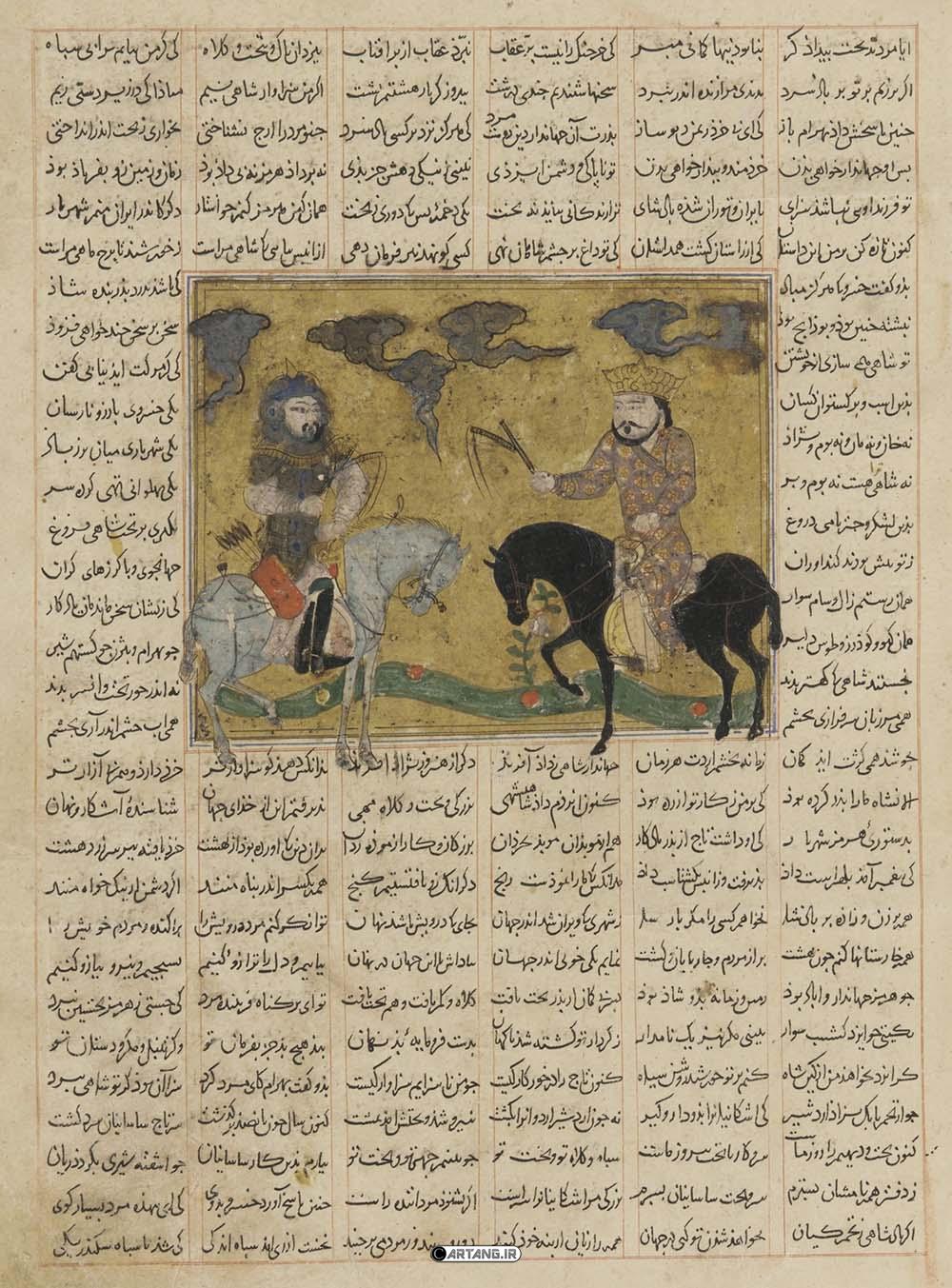 حملۀ مغولها به ایران چه تأثیری بر هنر نقاشی داشت؟ 7 گفتگوی خسرو پرویز و بهرام چوبینه