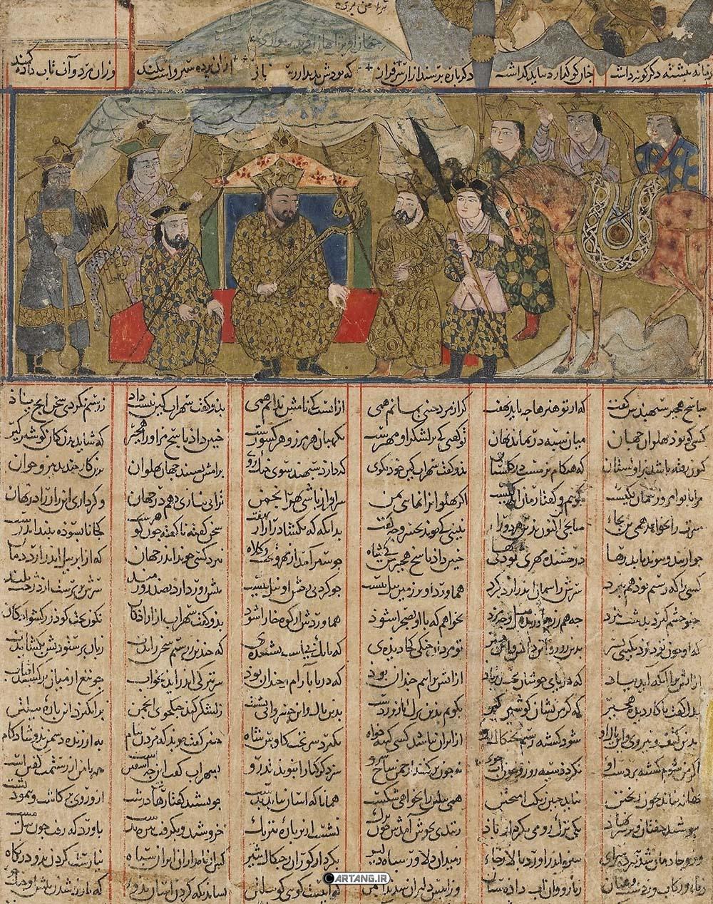 حملۀ مغولها به ایران چه تأثیری بر هنر نقاشی داشت؟ 6 حملۀ مغولها به ایران