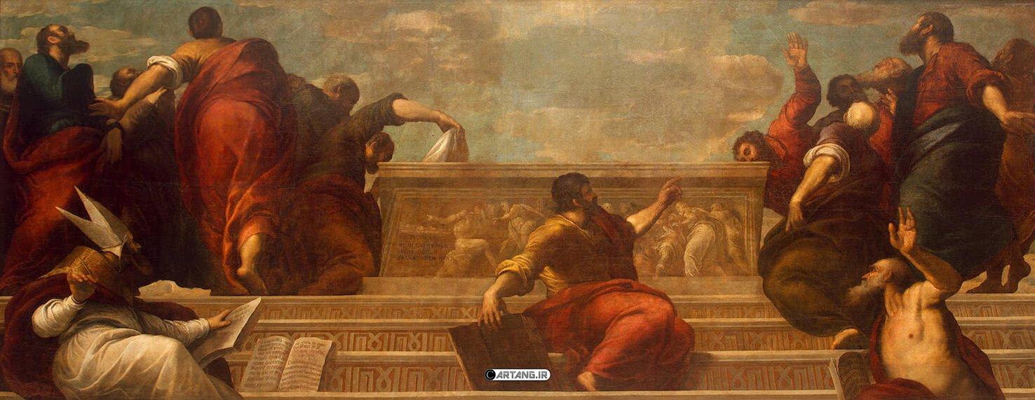 دوازده حواریون مسیح در آرامگاه حضرت مریم مقدس 1 حواریون