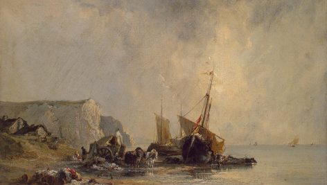 Boats near Shore of Normandy