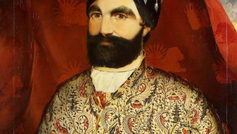 نیم تنه مرد قاجار