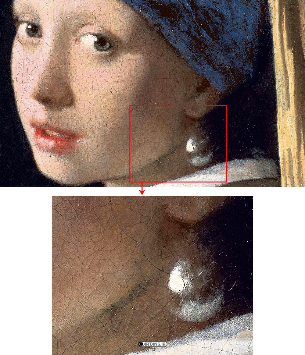 تابلو نقاشی دختری با گوشواره مروارید 2 دختر