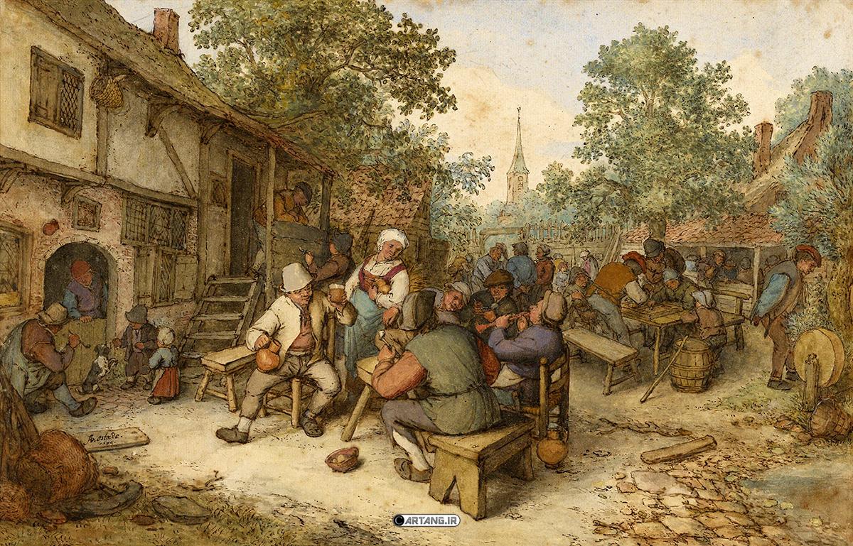 برگزاری جشن در روستا توسط دهقانان خرده پا 1 جشن