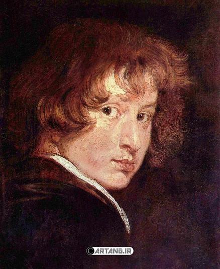 نقاشی منظره غروب تماشایی خورشید و نی زدن چوپان 2 تصویر پرتره از خود اول