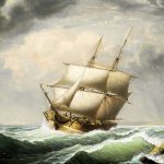 کشتی طوفان زده