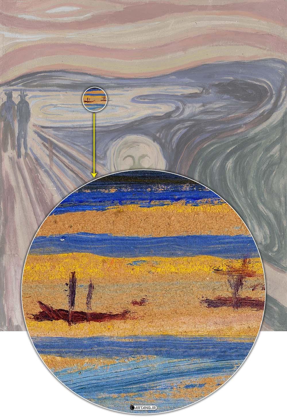 نقاشی جیغ اثر ادوارد مونک 3 نقاشی جیغ اثر ادوارد مونک