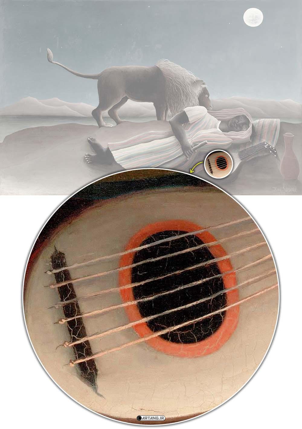 نقاشی کولی خفته 3 نقاشی کولی خفته