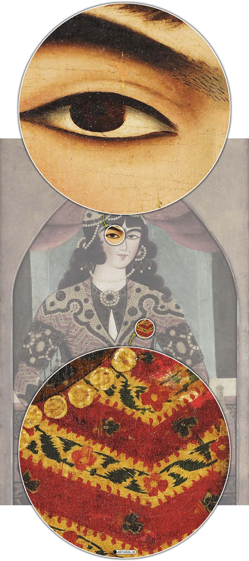 زن سنتورنواز قاجاری